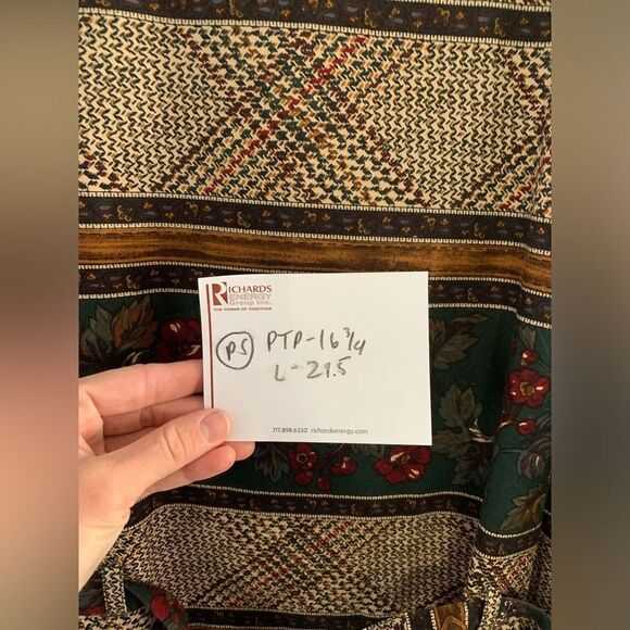 VTG Talbots Funky Vest Hippie Boho Floral Pattern Birds Multi Color Size P S - Picture 8 of 10